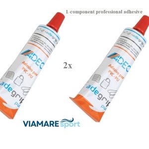 2x 1-komponentno LEPILO profi za PVC čoln gumenjak, kajak, SUP (za popravila)