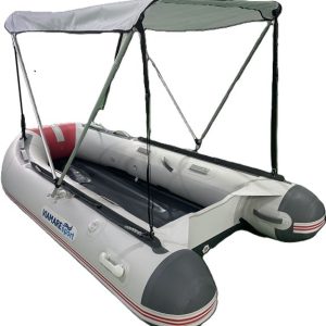 TENDA BIMINI TOP za čoln 270 do 390, zložljivo, D180 x Š130 x V120 cm (V oblika 2x ALU palic)